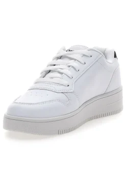 Sneakers bianche con platform e logo glitter Champion Rd18 Platform Glitter G Gs