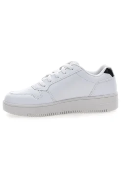 Sneakers bianche con platform e logo glitter Champion Rd18 Platform Glitter G Gs