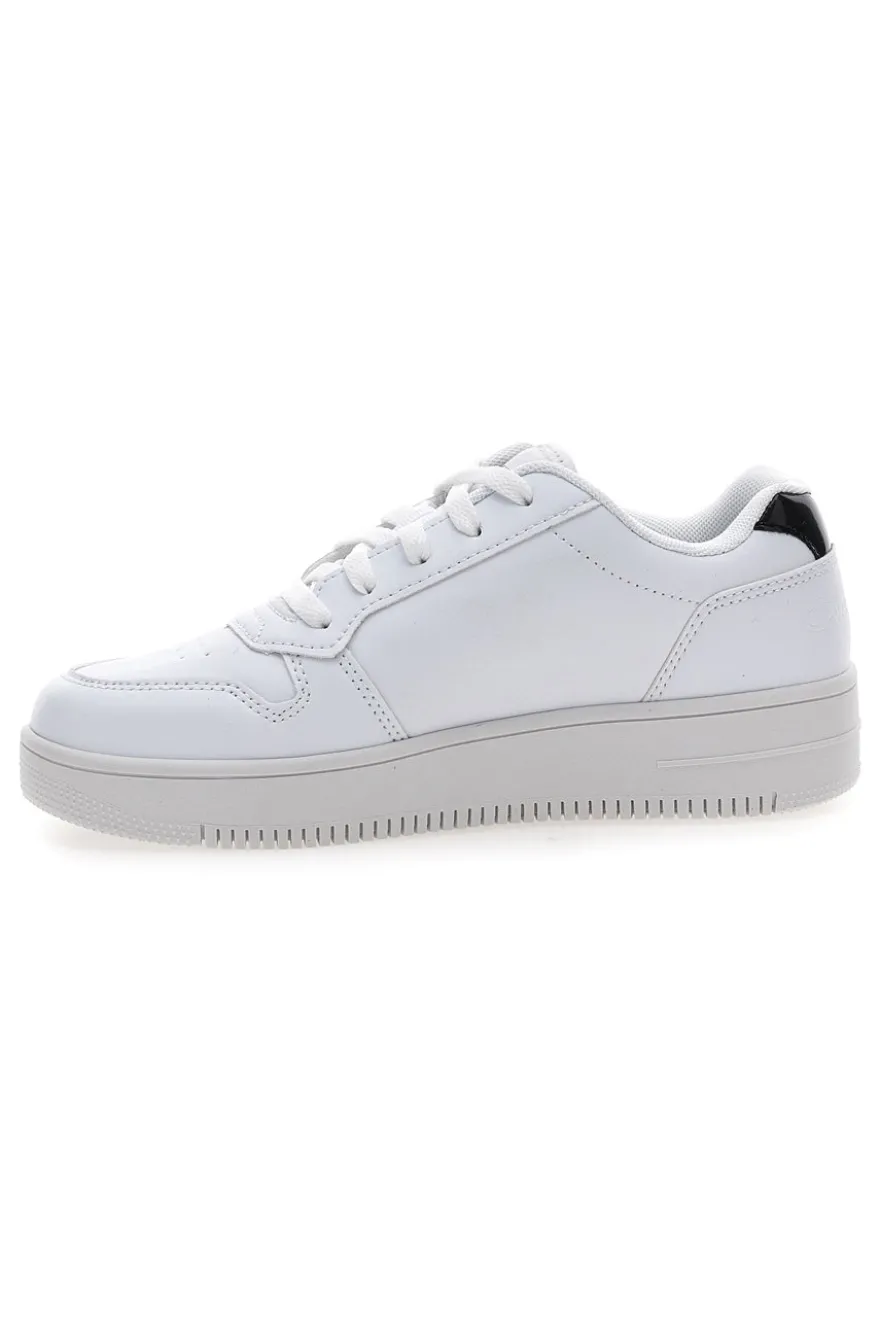 Sneakers bianche con platform e logo glitter Champion Rd18 Platform Glitter G Gs