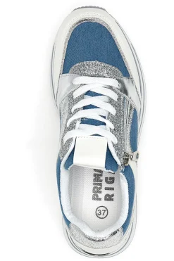 Sneakers Bianche con Platform Prima Riga 428