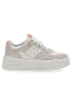 Sneakers Bianche con Platform Me & Me 813