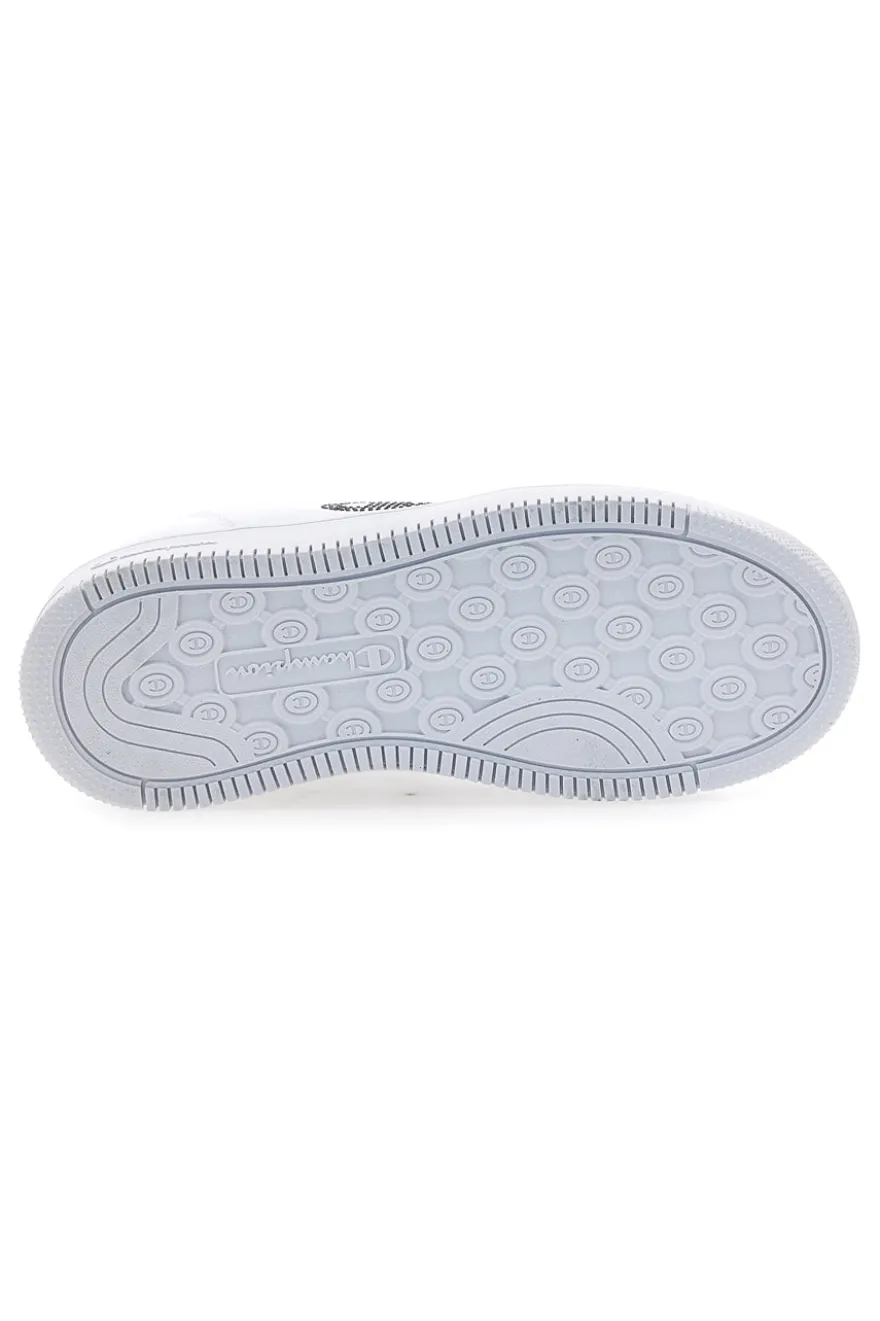 Sneakers bianche con platform e logo glitter Champion RD18 PLATFORM Glitter G GS