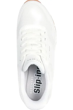 Sneakers Bianche con Platform Skechers Street Hands Free Slip-ins: Uno - Banksia
