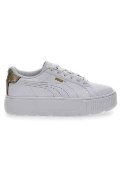 Sneakers Bianche con Platform Puma Karmen Metallic Shine