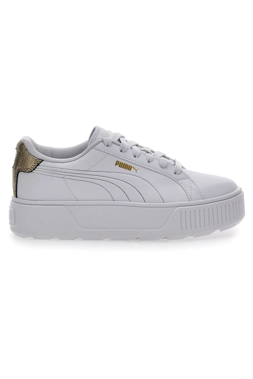 Sneakers Bianche con Platform Puma Karmen Metallic Shine