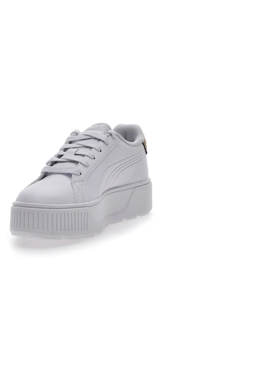 Sneakers Bianche con Platform Puma Karmen Metallic Shine