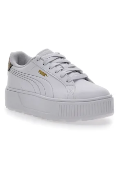 Sneakers Bianche con Platform Puma Karmen Metallic Shine
