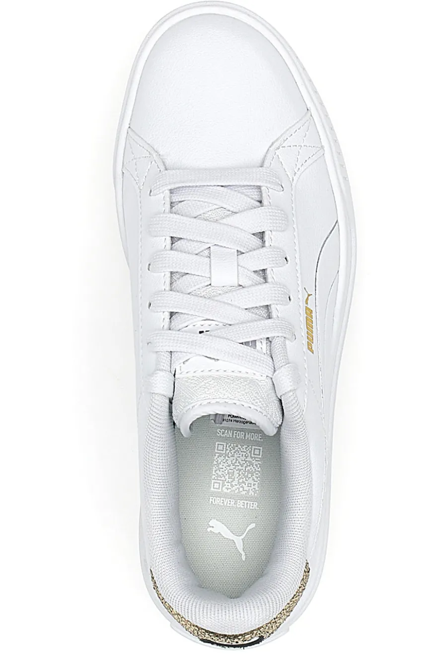 Sneakers Bianche con Platform Puma Karmen Metallic Shine