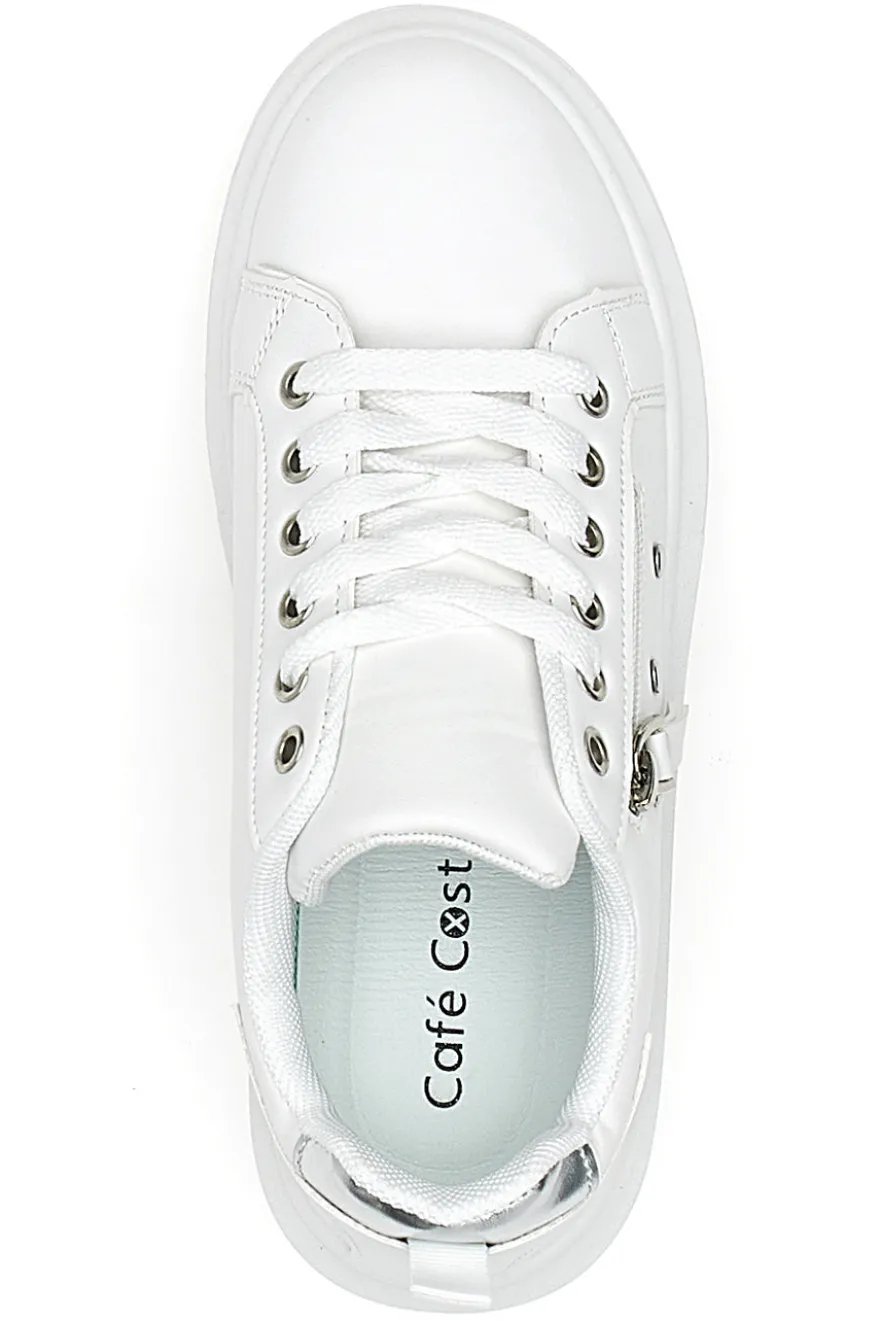 Sneakers Bianche con Platform CAFE COST LAILI209