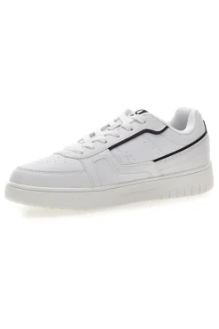 Sneakers bianche con profili neri Champion Clay Evolve
