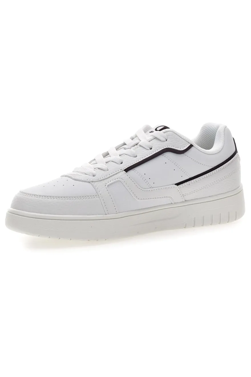 Sneakers bianche con profili neri Champion Clay Evolve