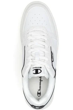 Sneakers bianche con profili neri Champion Clay Evolve
