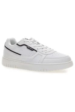 Sneakers bianche con profili neri Champion Clay Evolve