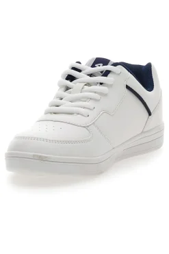 Sneakers Bianche con profilo Blu Fila Court Teens