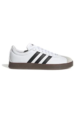 Sneakers bianche con punta rinforzata e strisce nere Adidas VL Court Base