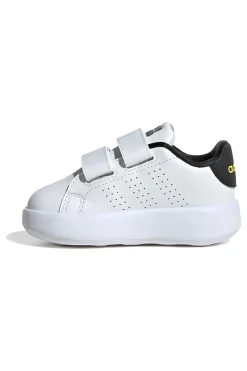 Sneakers bianche con smile e doppio strappo Adidas Advantage Smiley CF I