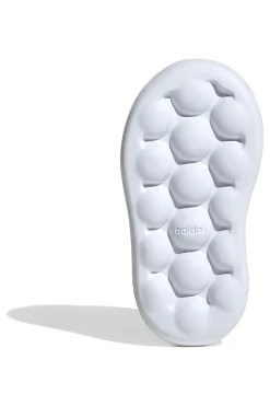 Sneakers bianche con smile e doppio strappo Adidas Advantage Smiley CF I
