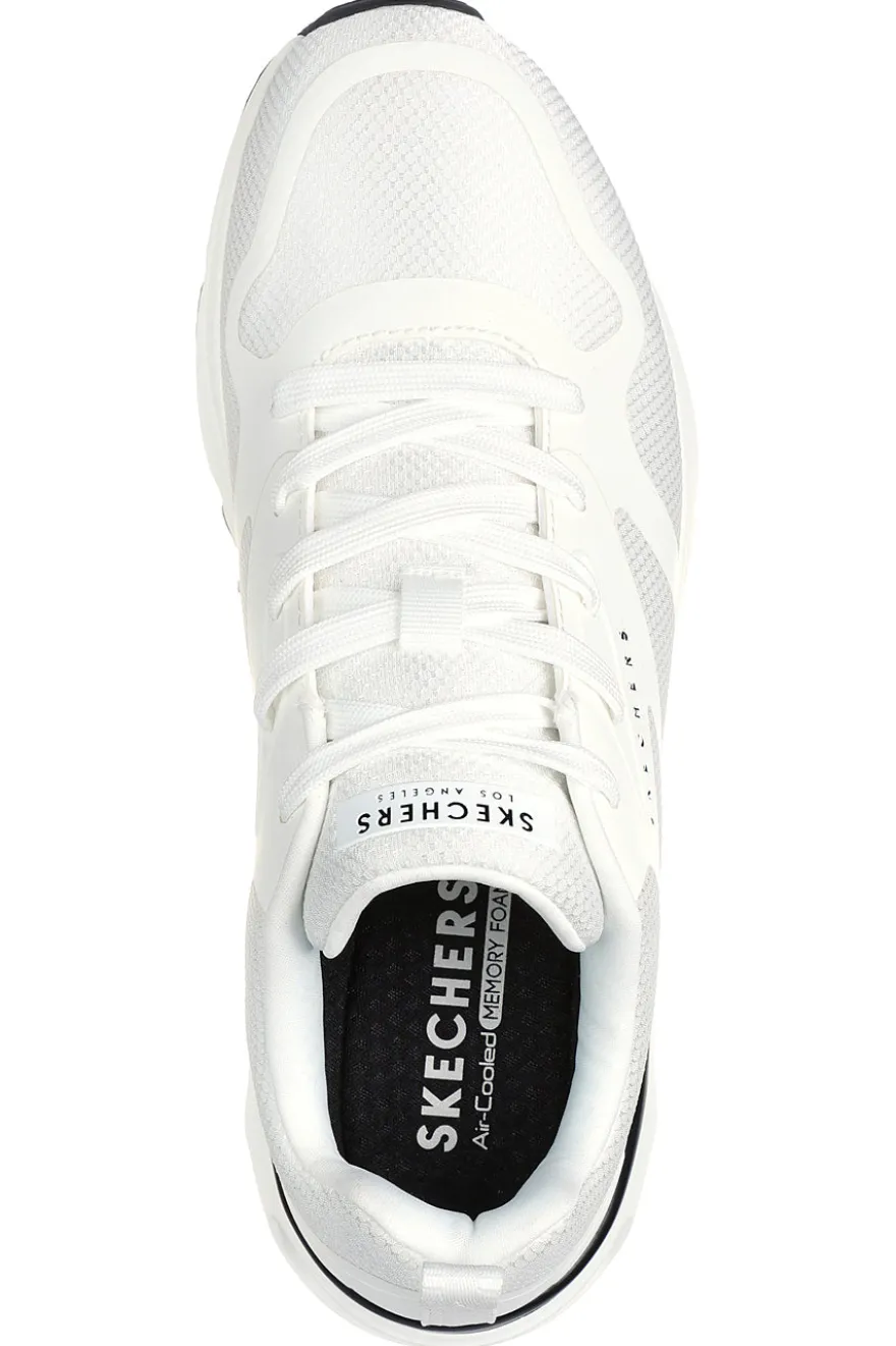 Sneakers Bianche con Soletta Air Cooled Memory Foam SKECHERS Tres-Air Uno - Revolution-Airy