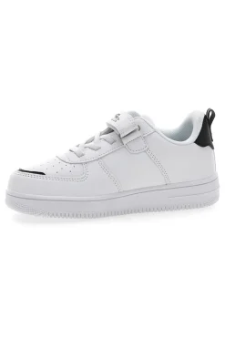 Sneakers bianche con stampa colorata Pitt Kids K22355