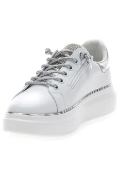 Sneakers bianche con strass ENERGY E86