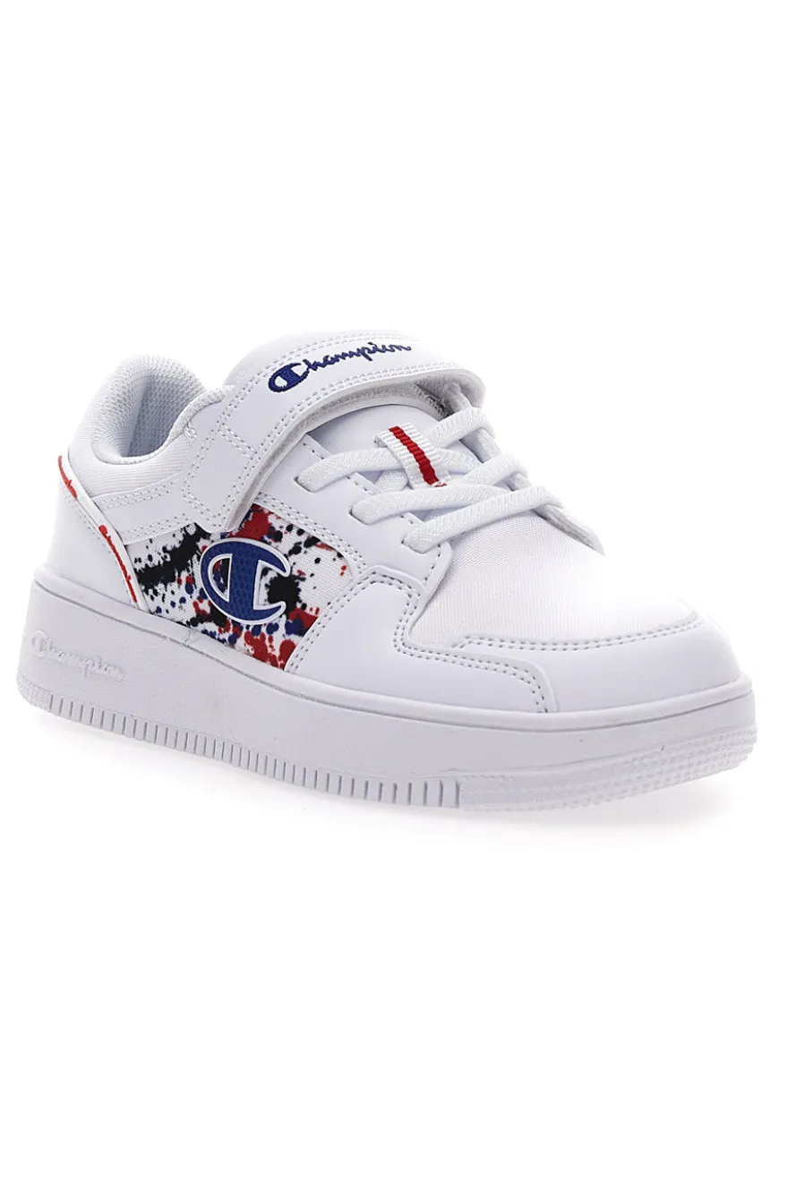 Sneakers Bianche con Strappo in Velcro CHAMPION RD18 2 FANTASY LOW B PS