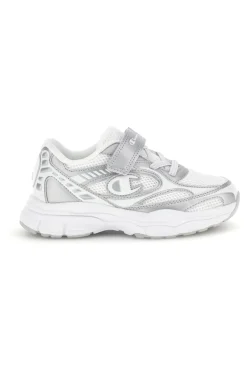Sneakers bianche con strap e lacci elastici Champion RT25 U PS