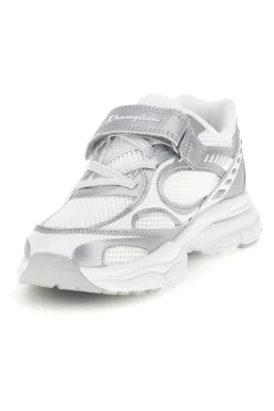 Sneakers bianche con strap e lacci elastici Champion RT25 U PS