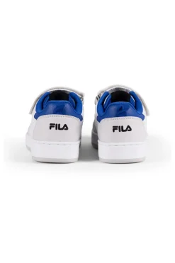 Sneakers Bianche Con Strappo In Velcro Fila Rega Kids