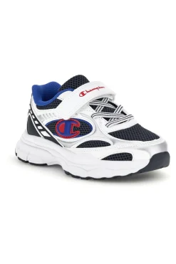 Sneakers bianche con strap e lacci elastici Champion RT25 U PS