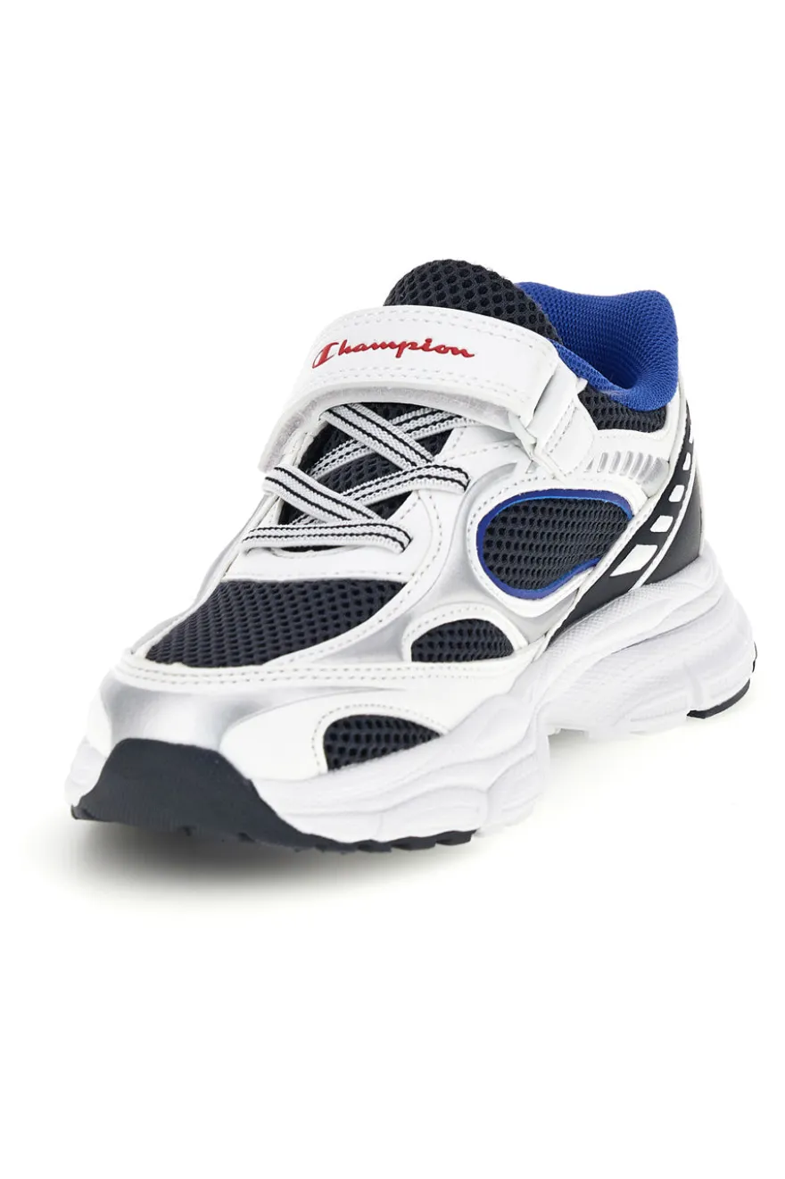 Sneakers bianche con strap e lacci elastici Champion RT25 U PS