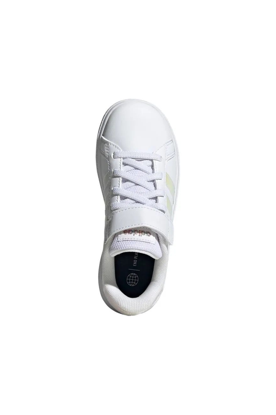 Sneakers Bianche Con Strappo in Velcro Adidas Grand Court 2 El