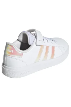 Sneakers Bianche Con Strappo in Velcro Adidas Grand Court 2 El