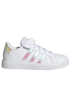 Sneakers Bianche Con Strappo in Velcro Adidas Grand Court 2 El