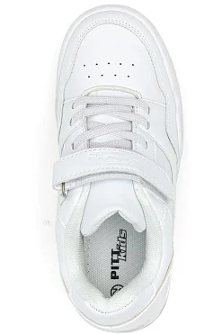 Sneakers bianche con Strappo in Velcro Pitt Kids K22322