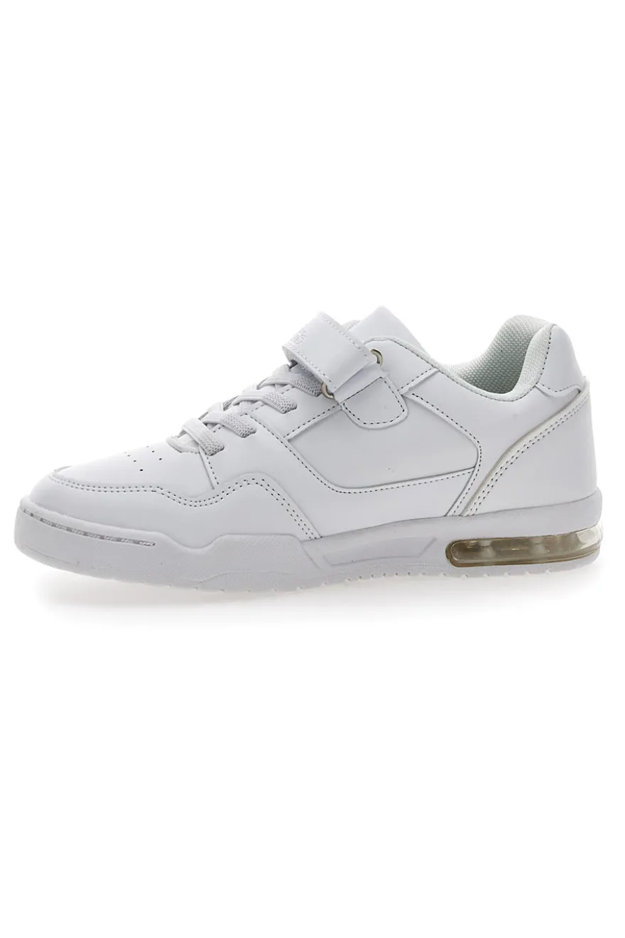 Sneakers bianche con Strappo in Velcro Pitt Kids K22322
