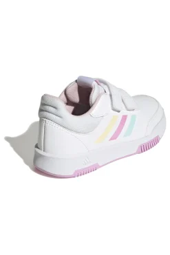 Sneakers Bianche Con Strappi in Velcro Adidas Tensaur Sport 2 CF K