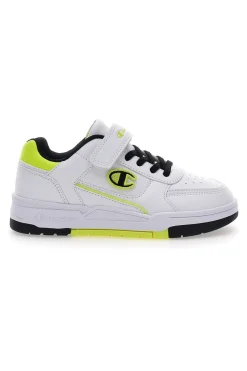 Sneakers Bianche Con Strappo in Velcro Champion Rebound Heritage B Ps
