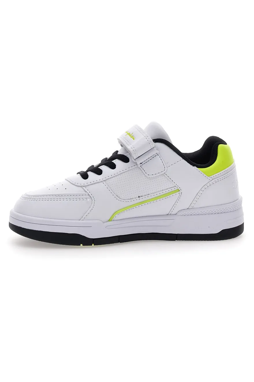 Sneakers Bianche Con Strappo in Velcro Champion Rebound Heritage B Ps