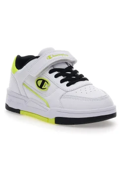 Sneakers Bianche Con Strappo in Velcro Champion Rebound Heritage B Ps