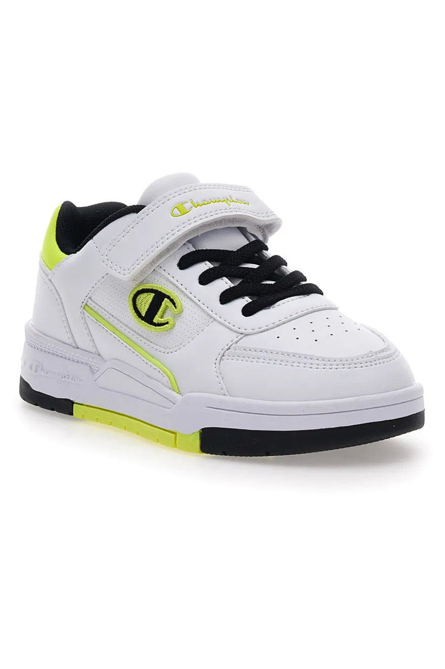 Sneakers Bianche Con Strappo in Velcro Champion Rebound Heritage B Ps