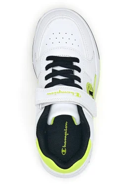 Sneakers Bianche Con Strappo in Velcro Champion Rebound Heritage B Ps