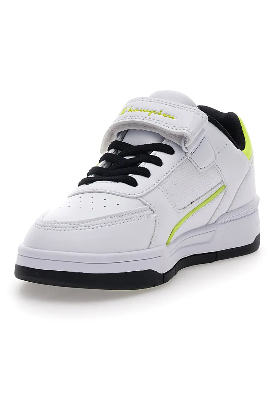 Sneakers Bianche Con Strappo in Velcro Champion Rebound Heritage B Ps