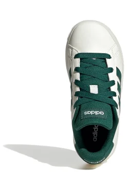 Sneakers bianche con strisce verdi Adidas Grand Court 2 K