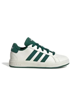 Sneakers bianche con strisce verdi Adidas Grand Court 2 K