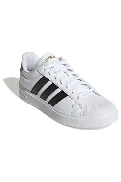 Sneakers bianche con strisce nere Adidas STREETTALK