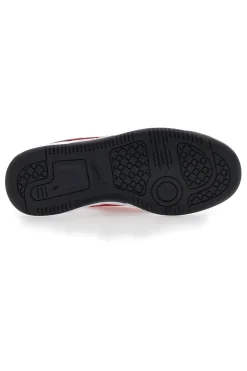 Sneakers Bianche Con Stringa Rossa Laterale Puma Rebound V6 LO JR
