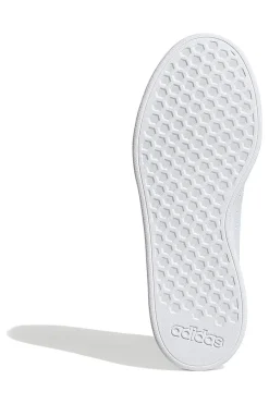 Sneakers bianche con strisce traforate in materiale riciclato Adidas Advantage Base 2