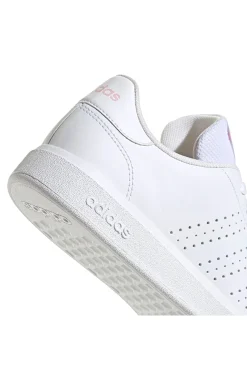 Sneakers bianche con strisce traforate in materiale riciclato Adidas Advantage Base 2