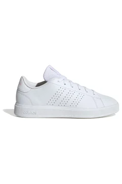 Sneakers bianche con strisce traforate in materiale riciclato Adidas Advantage Base 2