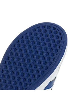 Sneakers bianche con strisce blu in materie sintetiche Adidas Grand Court 2.0 K